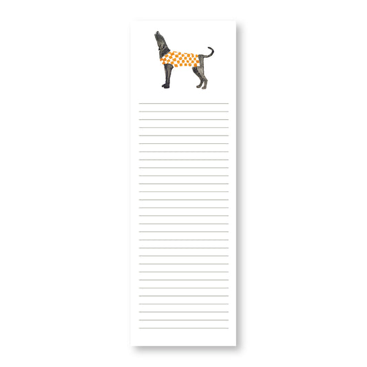 Tennessee Hound Dog Skinny Note Pad