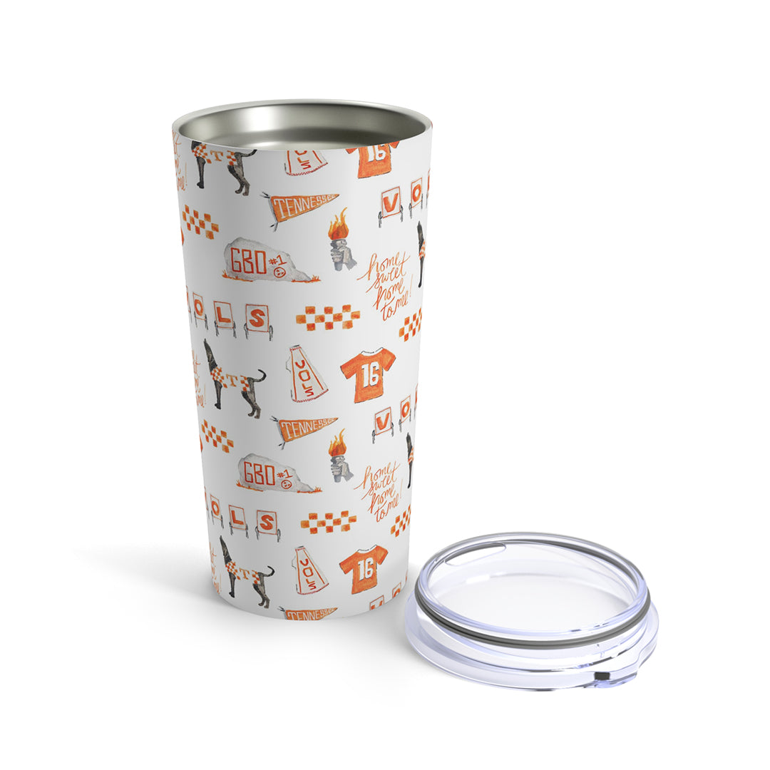 Tennessee Vol Toile Tumbler - 20 oz.