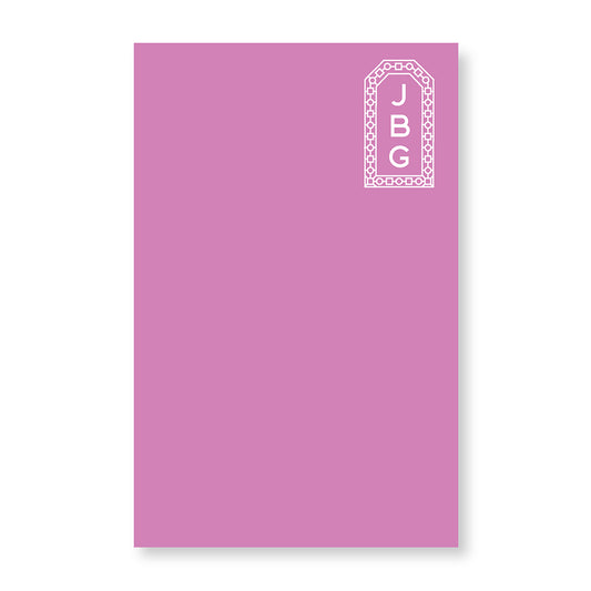 Secret Garden Monogram Note Pad