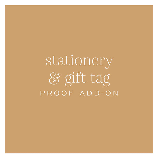 Stationery and Gift Tag Proof